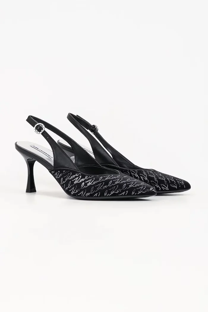Karl Lagerfeld обувки с ток Sienna черни KL32706A