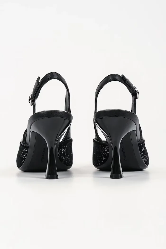 Karl Lagerfeld обувки с ток Sienna черни KL32706A