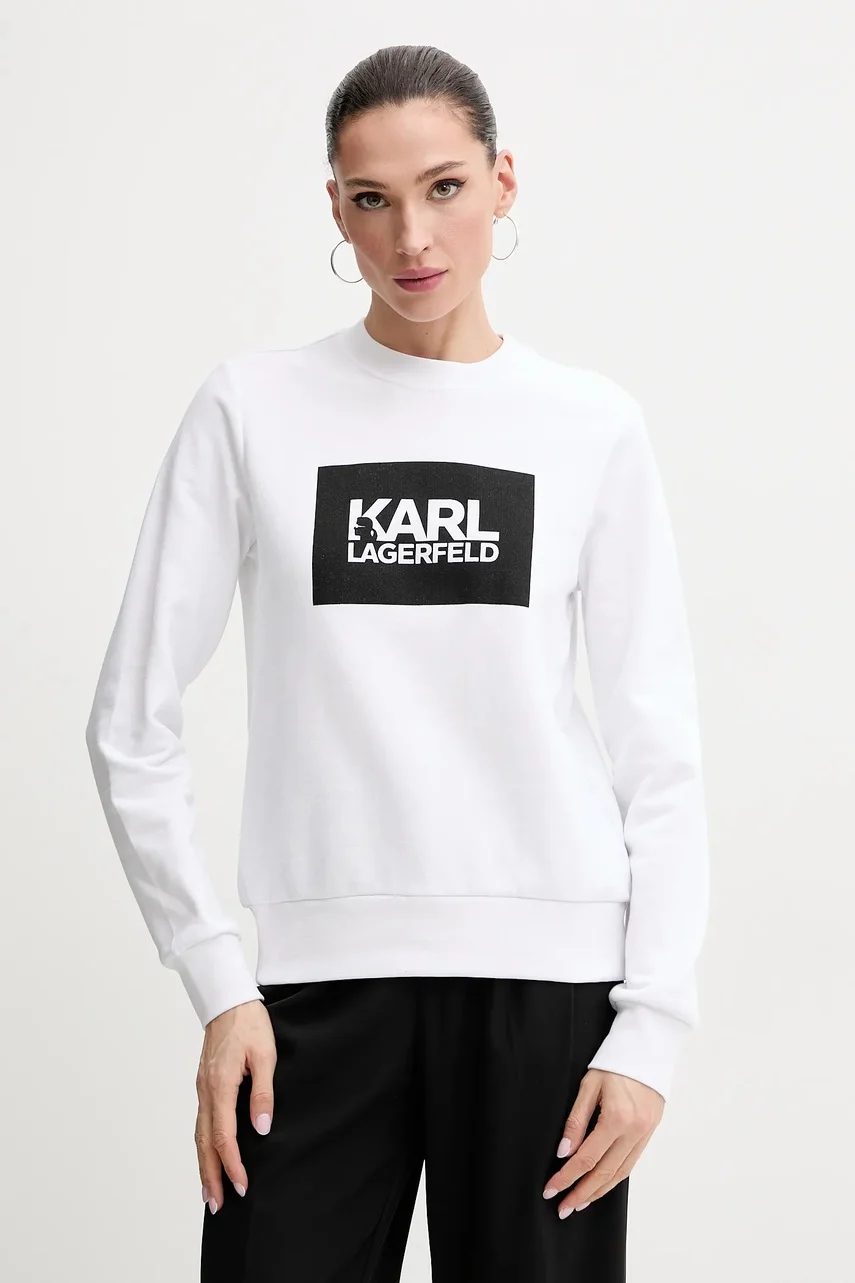 Karl Lagerfeld Памучен суичър