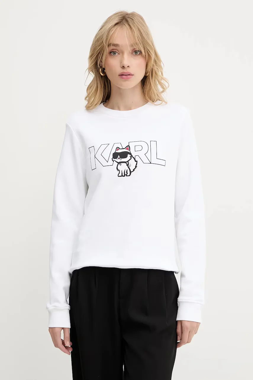 Karl Lagerfeld Памучен суичър IKON