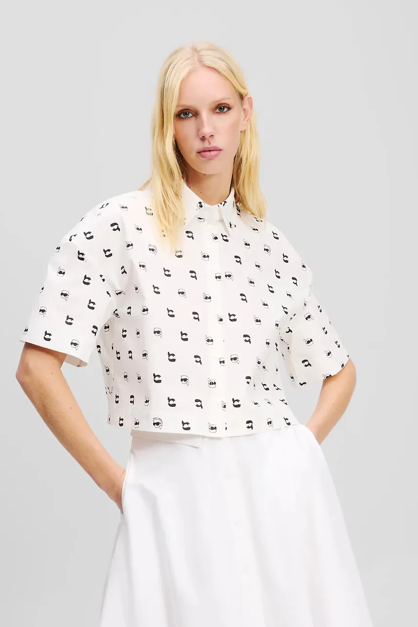 Karl Lagerfeld Памучна риза IKON