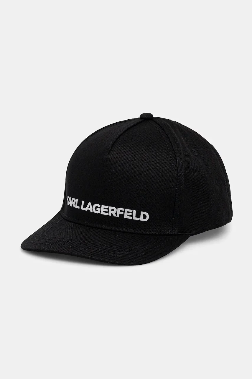 Karl Lagerfeld Памучна шапка с козирка