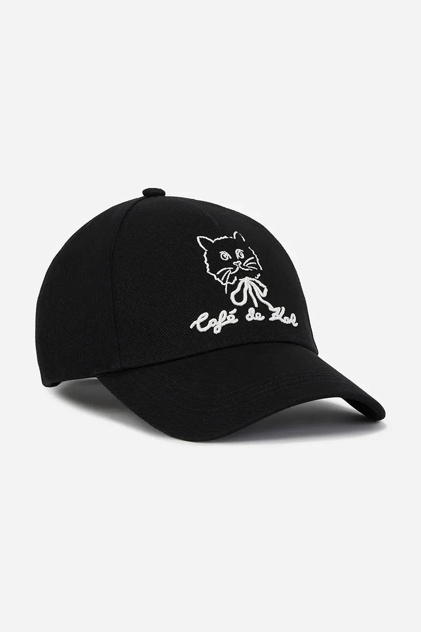 Karl Lagerfeld Памучна шапка с козирка