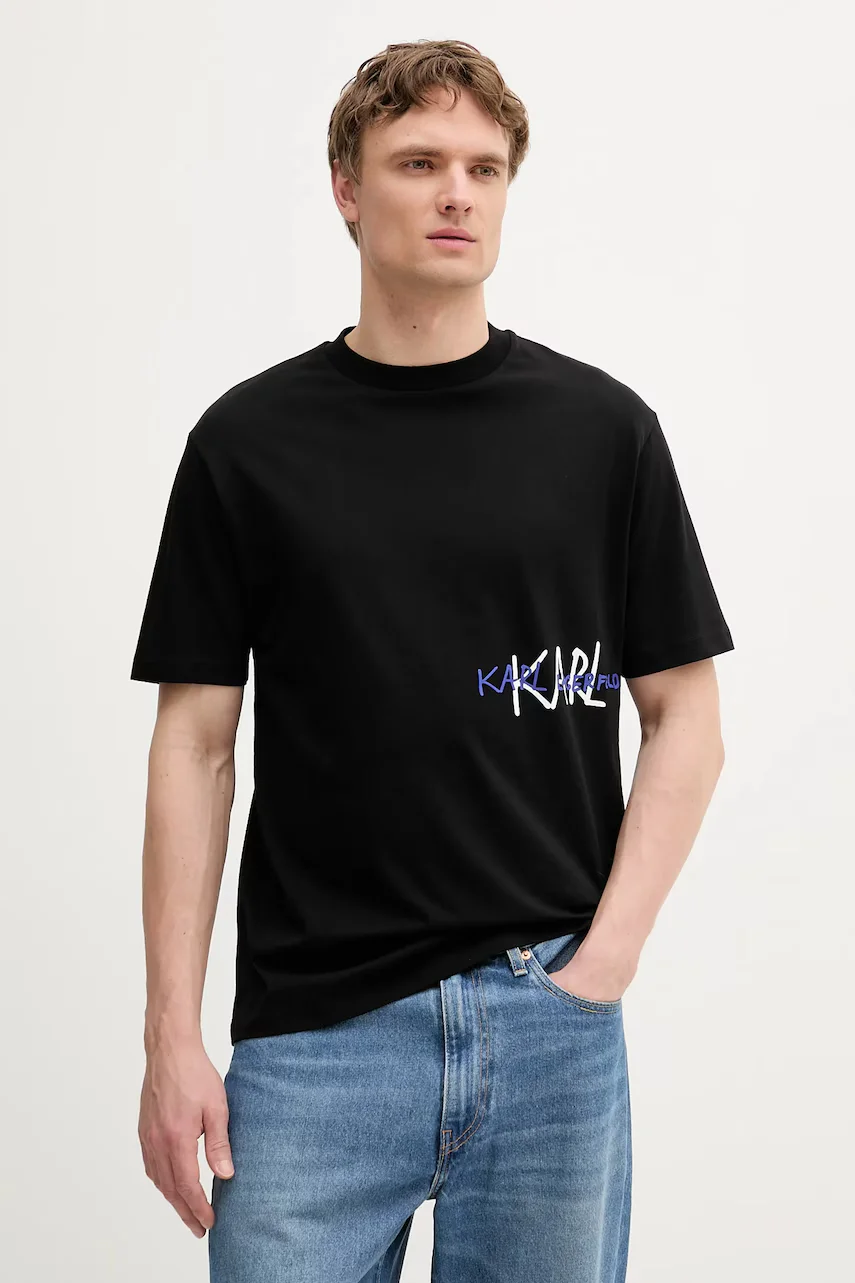 Karl Lagerfeld Памучна тениска