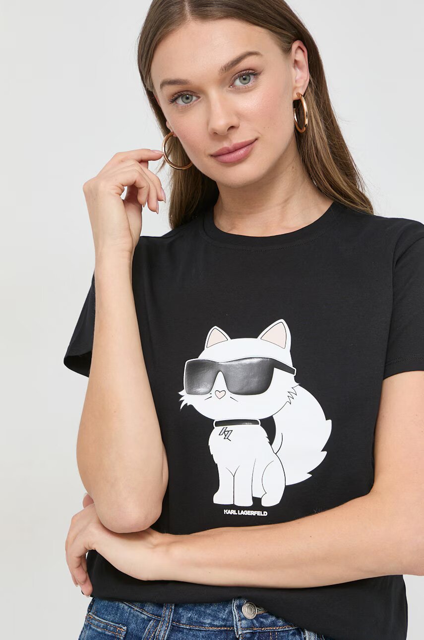 Karl Lagerfeld Памучна тениска