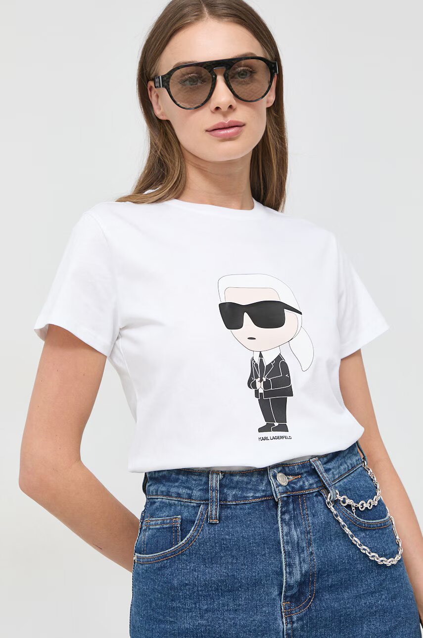 Karl Lagerfeld Памучна тениска