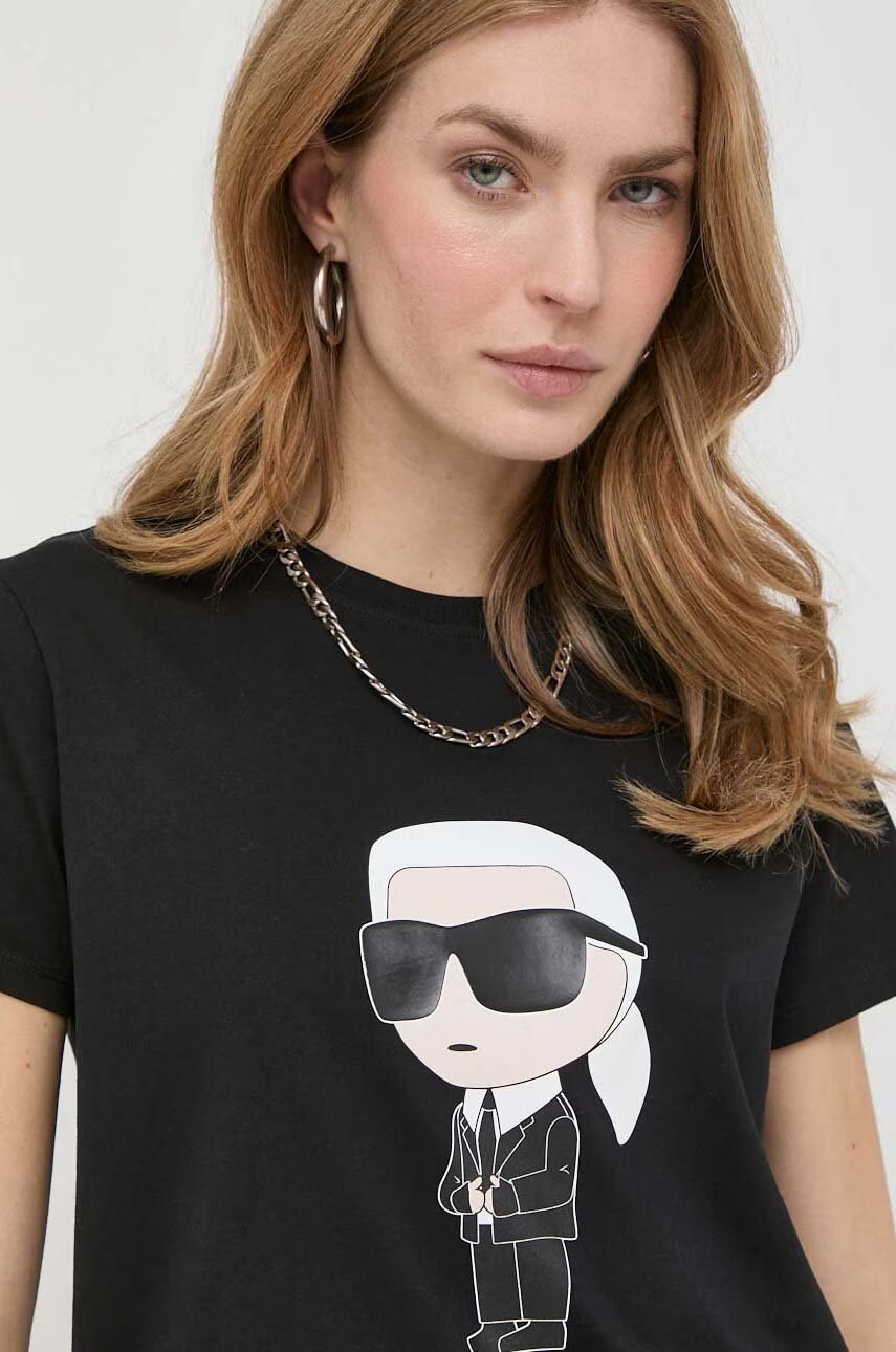 Karl Lagerfeld Памучна тениска