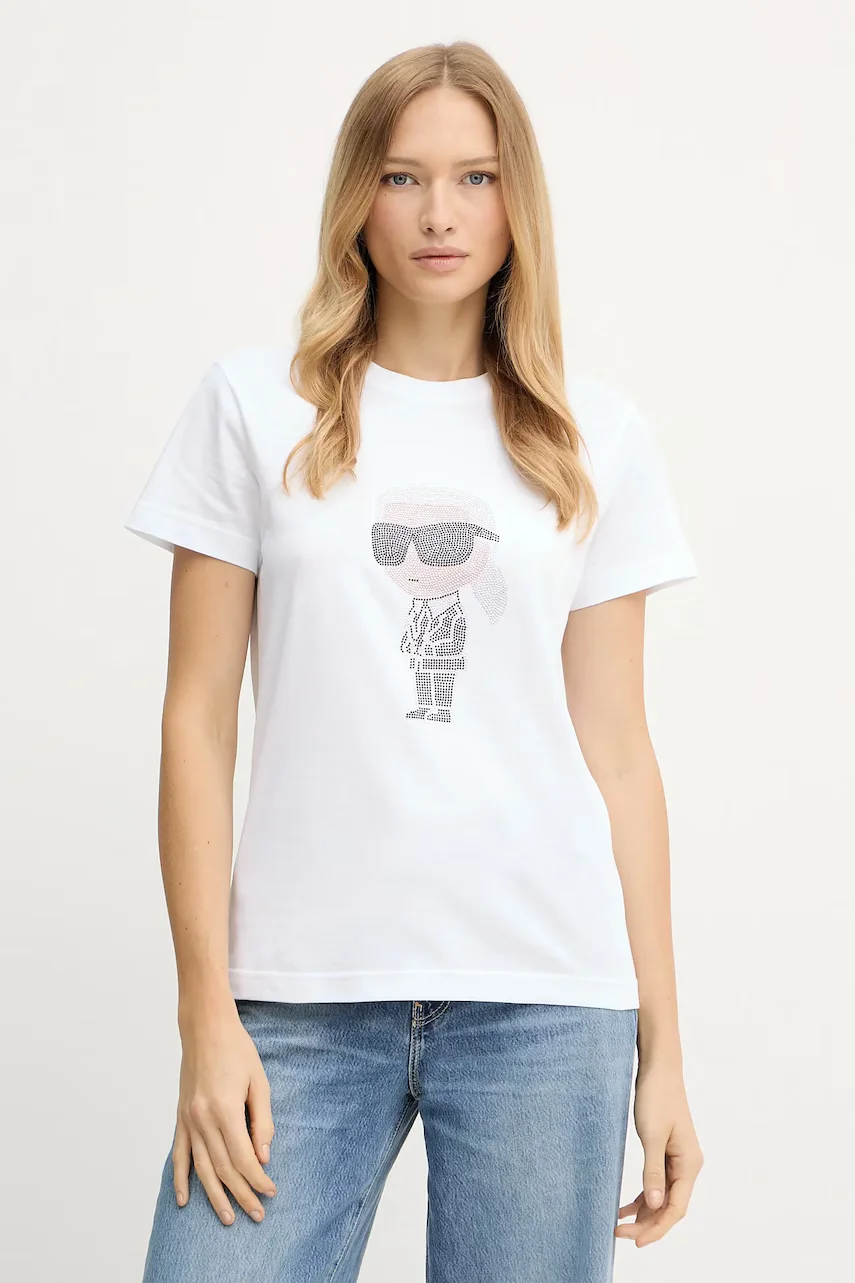 Karl Lagerfeld Памучна тениска