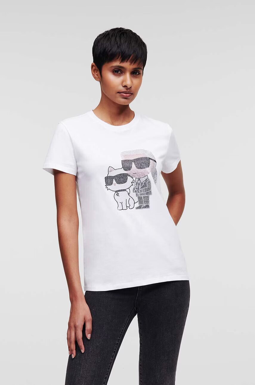 Karl Lagerfeld Памучна тениска