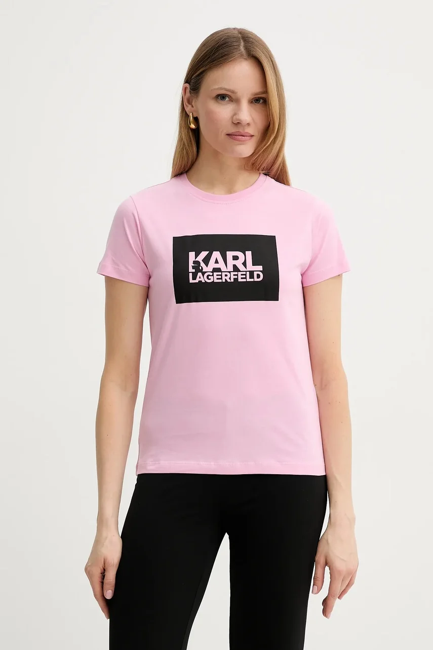 Karl Lagerfeld Памучна тениска