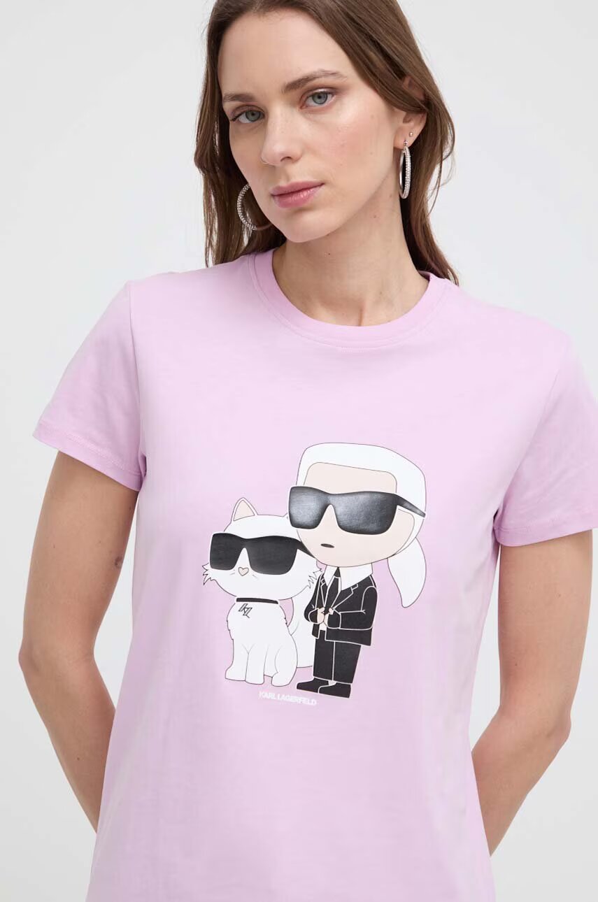 Karl Lagerfeld Памучна тениска