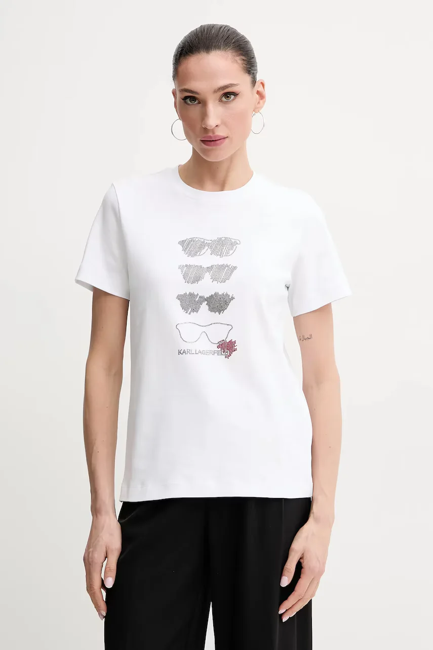 Karl Lagerfeld Памучна тениска