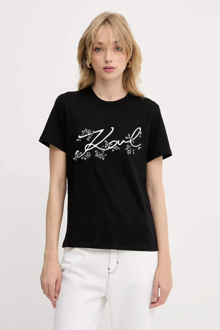 Karl Lagerfeld Памучна тениска