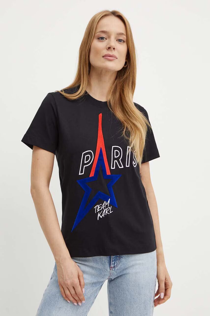 Karl Lagerfeld Памучна тениска
