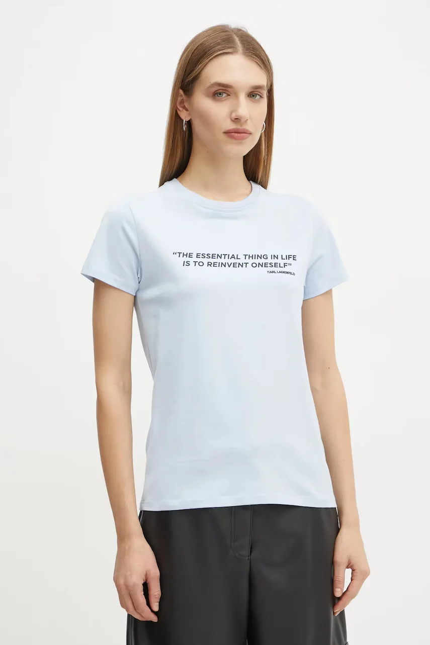 Karl Lagerfeld Памучна тениска