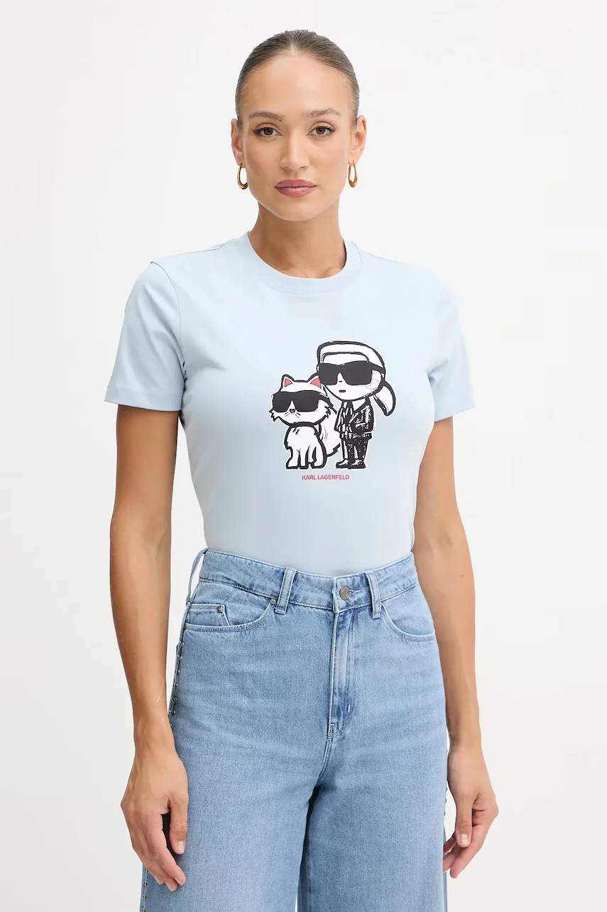 Karl Lagerfeld Памучна тениска