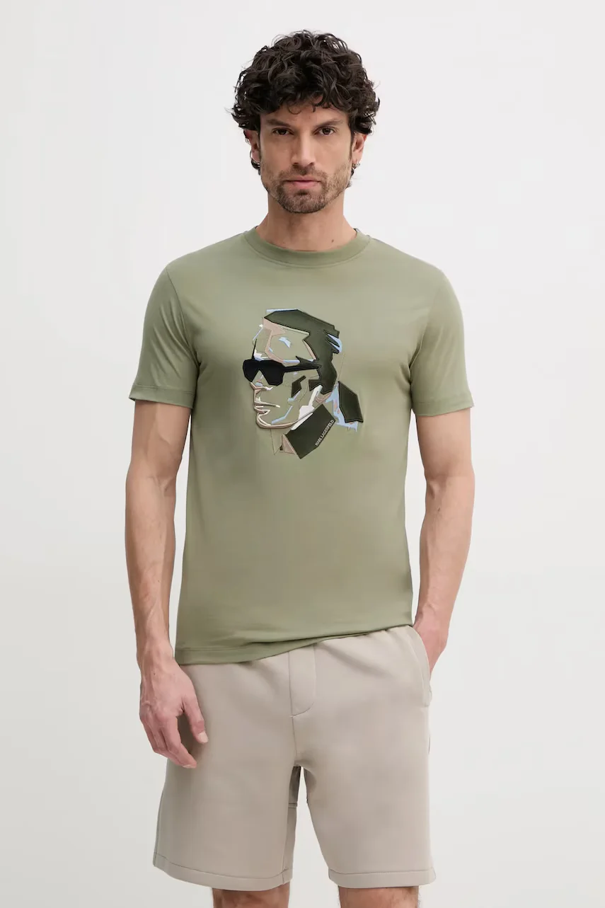 Karl Lagerfeld Памучна тениска