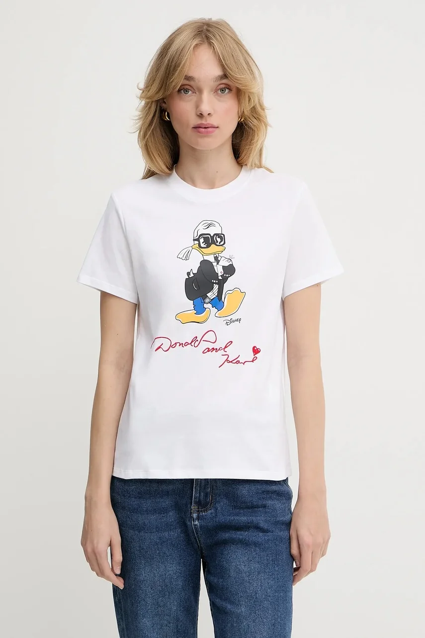 Karl Lagerfeld Памучна тениска KL X DISNEY