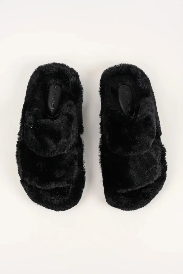 Karl Lagerfeld Пантофи HYPNOS в черно KL80674