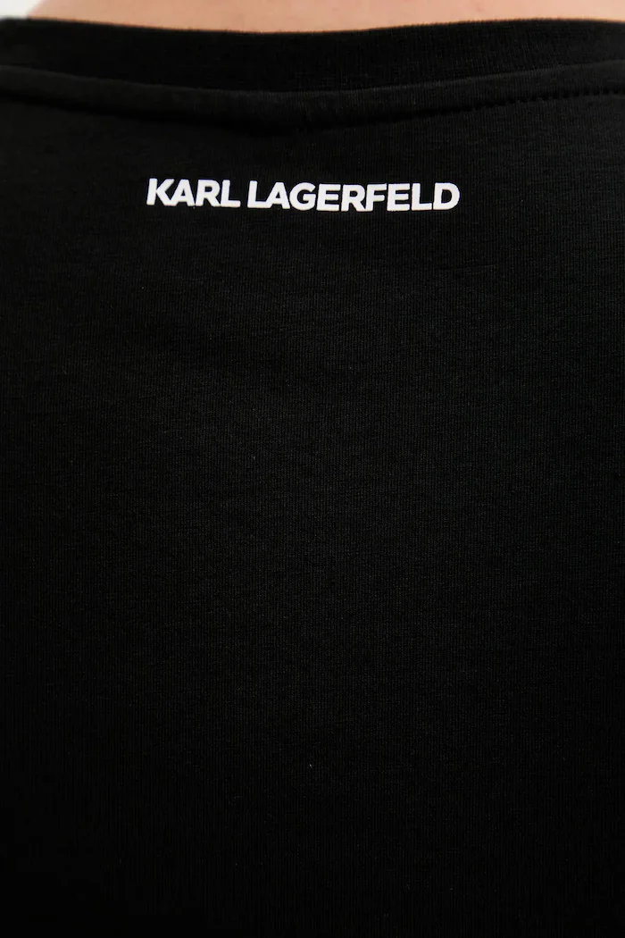 Karl Lagerfeld Пижама в черно с принт A4M45007