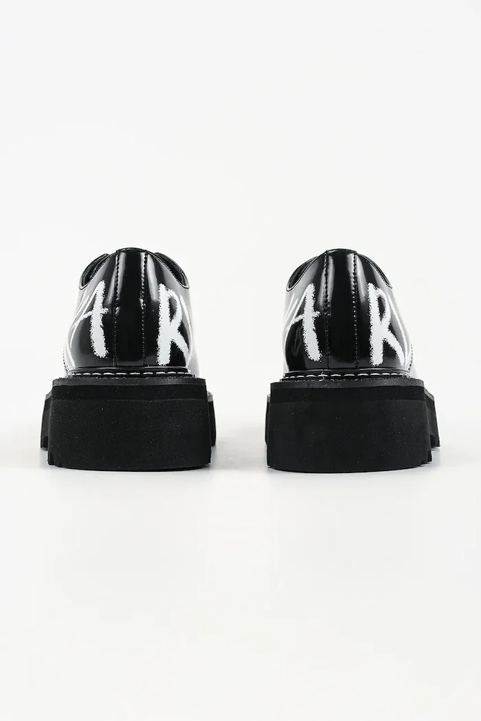 Karl Lagerfeld половинки обувки дамски от кожа Kyla черни KL43426