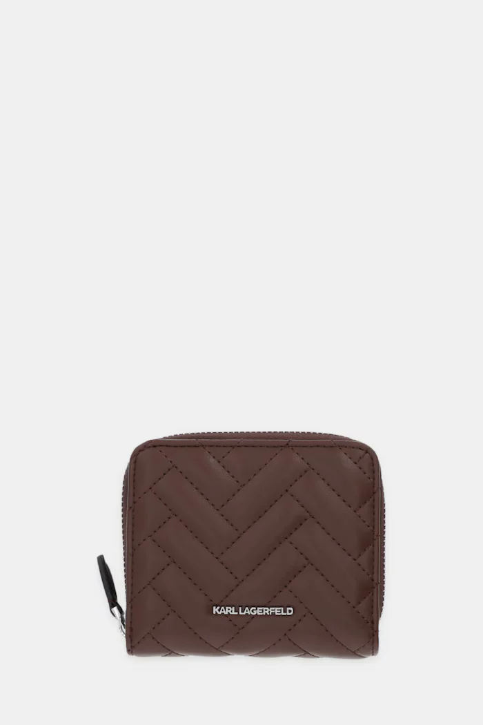Karl Lagerfeld портфейл дамски K/BRICK кафяв B1W32024