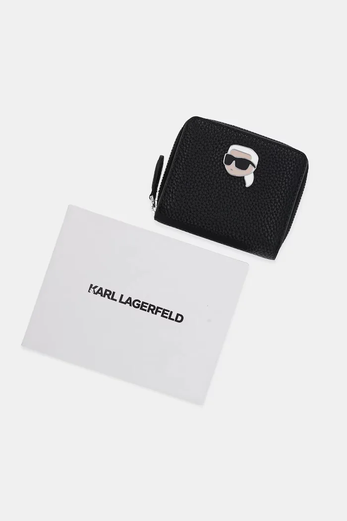 Karl Lagerfeld Портмоне IKON дамски в черно A1W32126