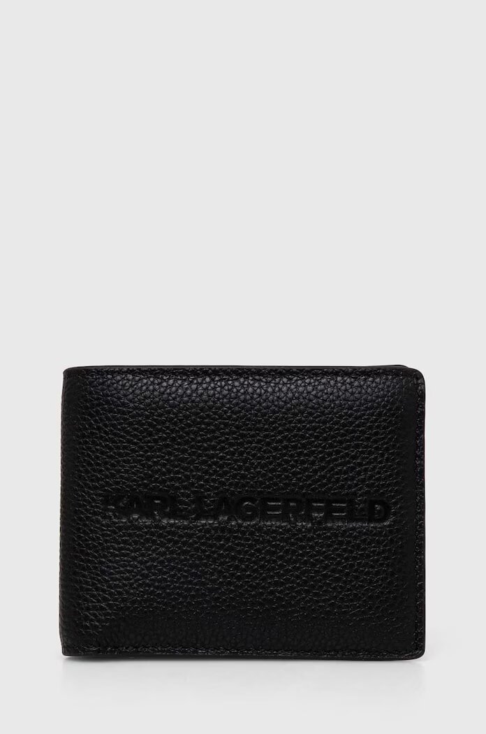 Karl Lagerfeld Портмоне мъжки в черно