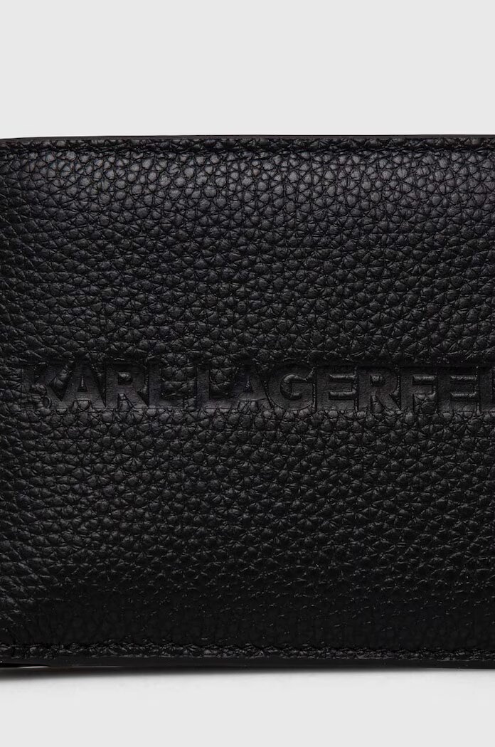 Karl Lagerfeld Портмоне мъжки в черно