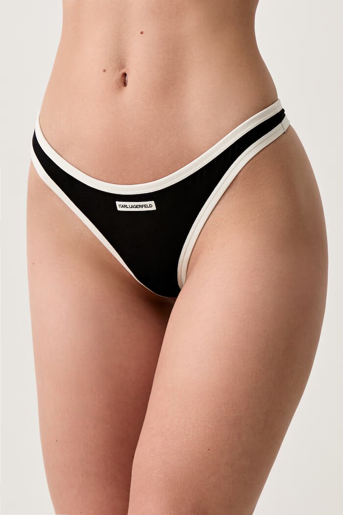 Karl Lagerfeld прашки дамски с лиосел черни B3W47020