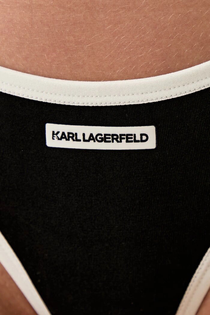 Karl Lagerfeld прашки дамски с лиосел черни B3W47020