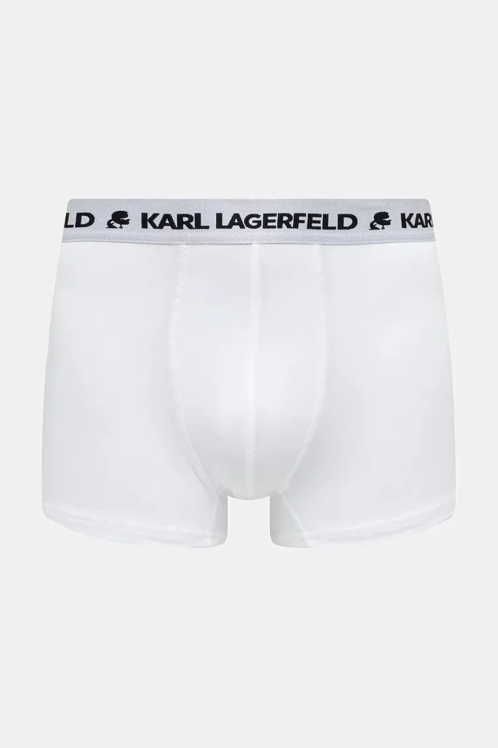 Karl Lagerfeld прилепнали боксерки мъжки от памук с еластан 3 броя многоцветни A1M47151