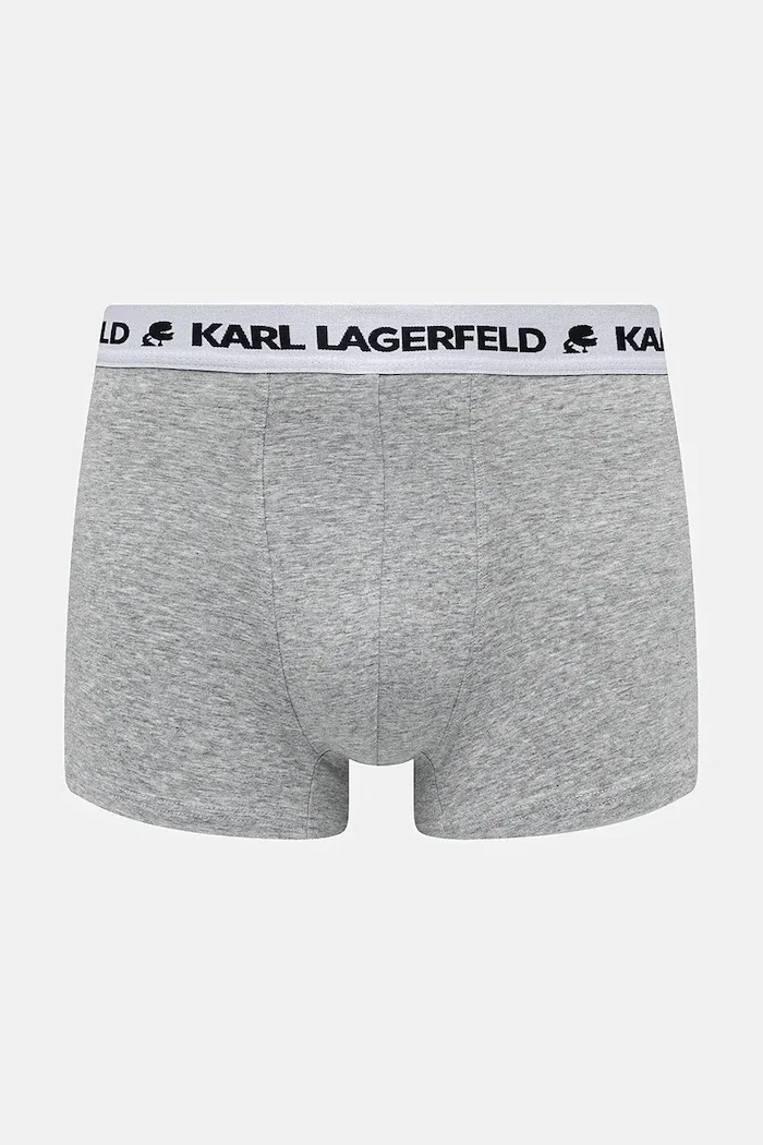 Karl Lagerfeld прилепнали боксерки мъжки от памук с еластан 3 броя многоцветни A1M47151