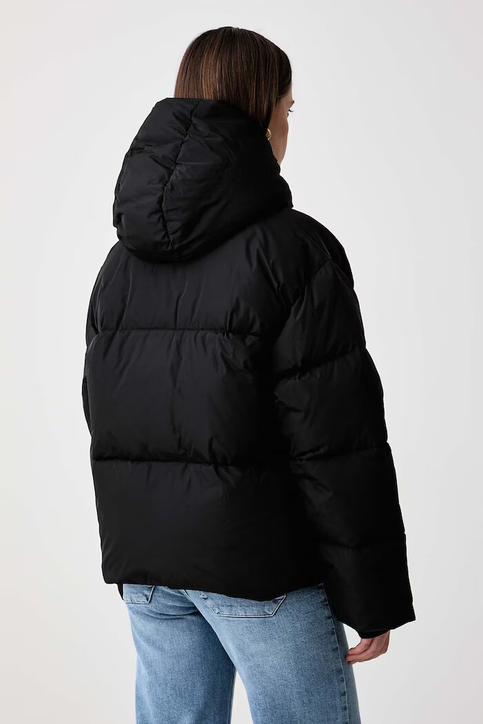 Karl Lagerfeld пухено яке дамско черно B3W15002