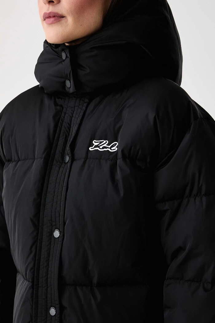 Karl Lagerfeld пухено яке дамско черно B3W15002