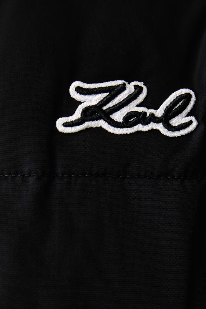 Karl Lagerfeld пухено яке дамско черно B3W15002