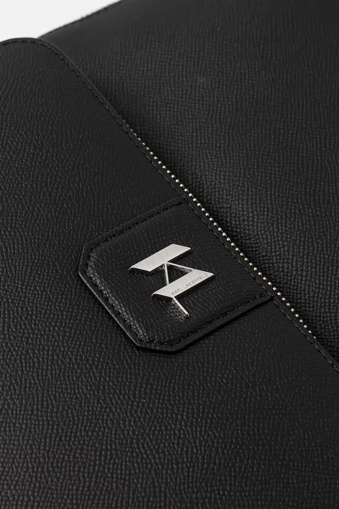 Karl Lagerfeld Раница K/MONOGRAM в черно голям размер с изчистен дизайн A1M30096