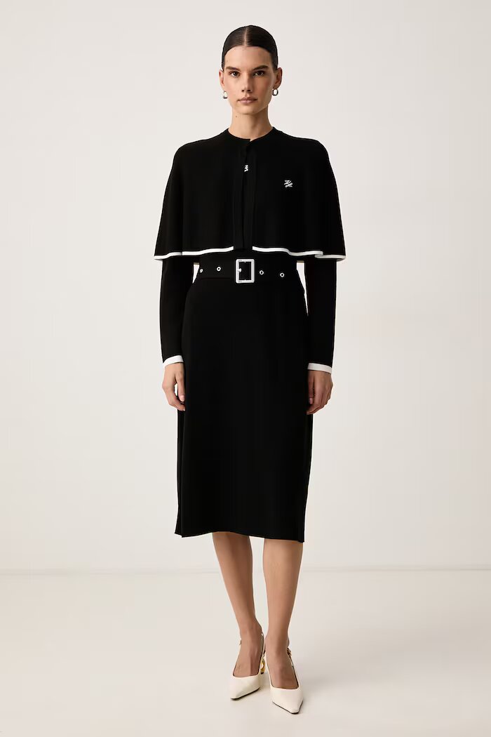 Karl Lagerfeld с вискоза черен B4W13027