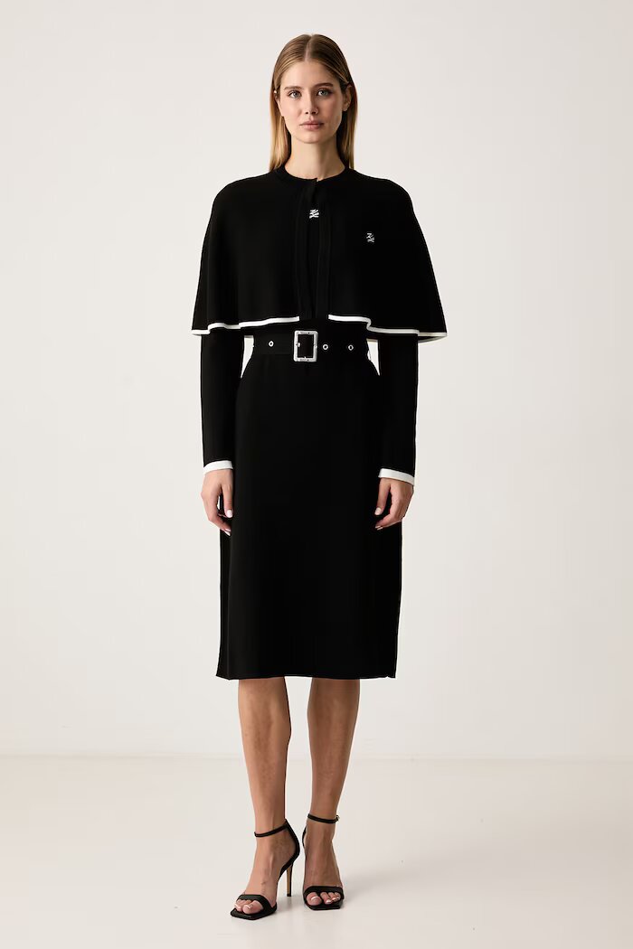 Karl Lagerfeld с вискоза черен B4W13027