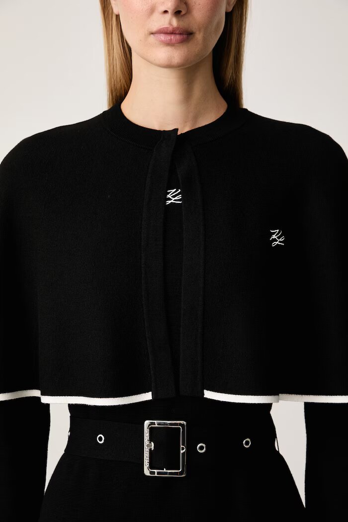 Karl Lagerfeld с вискоза черен B4W13027