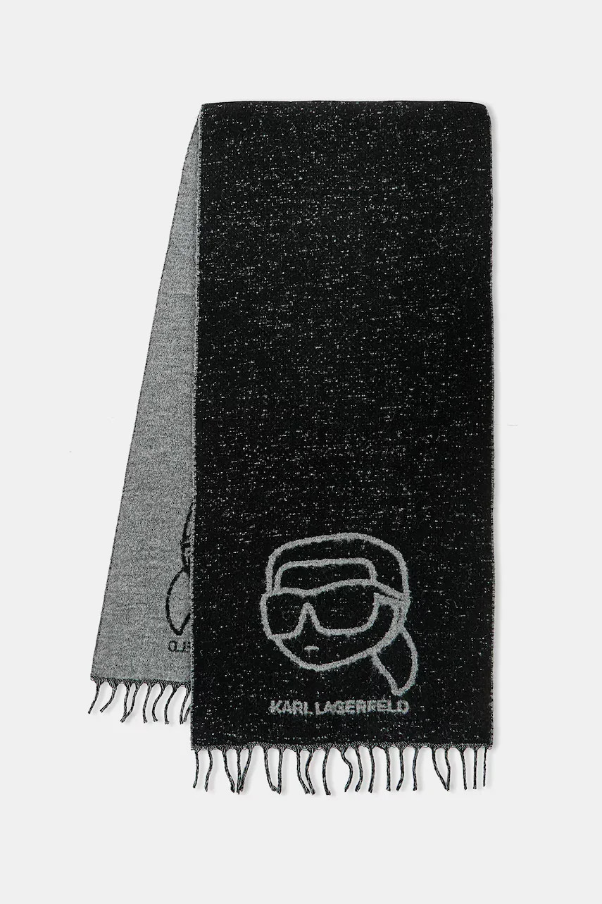Karl Lagerfeld Шал с вълна IKON