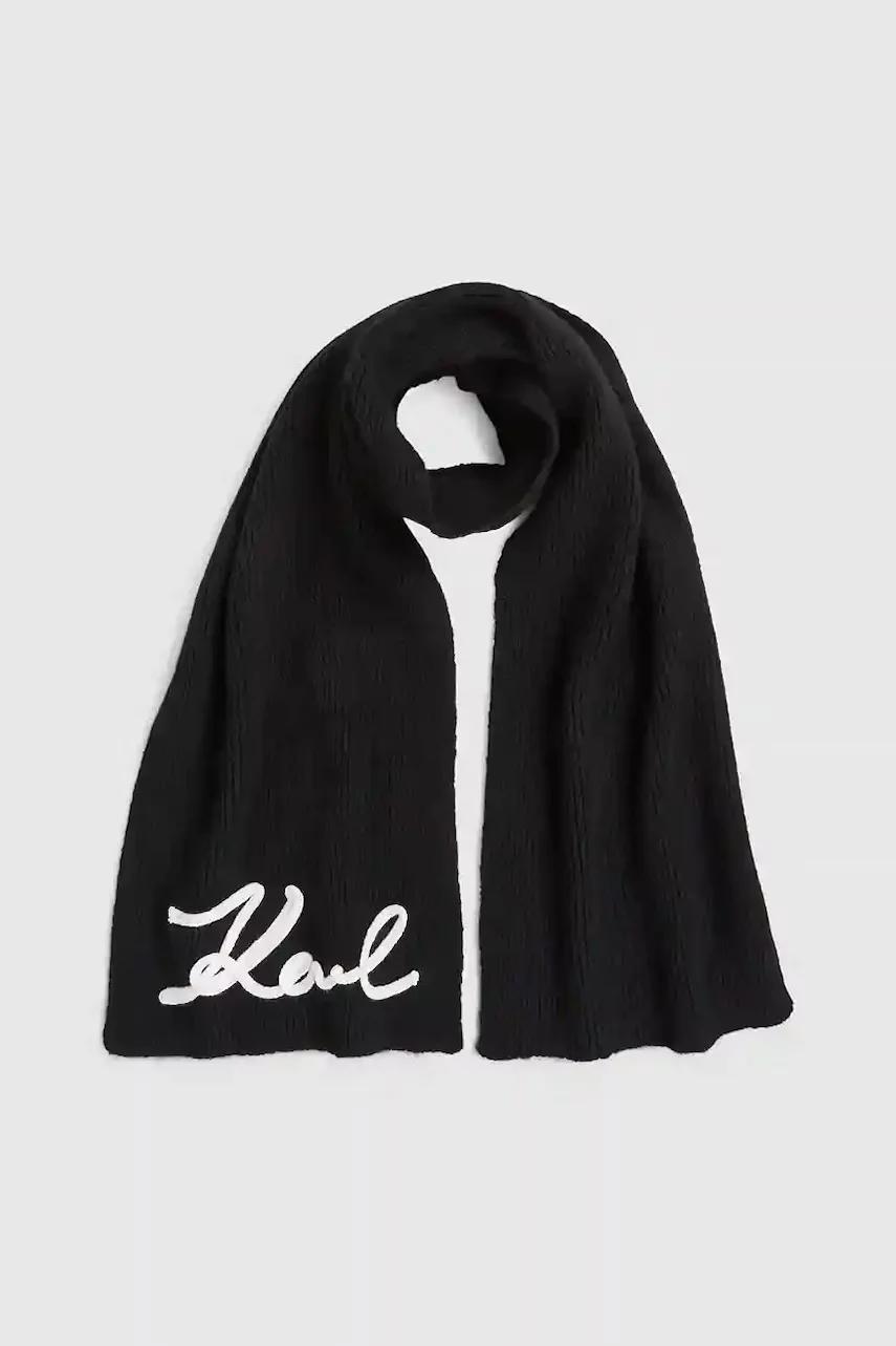 Karl Lagerfeld Шал с вълна K/SIGNATURE