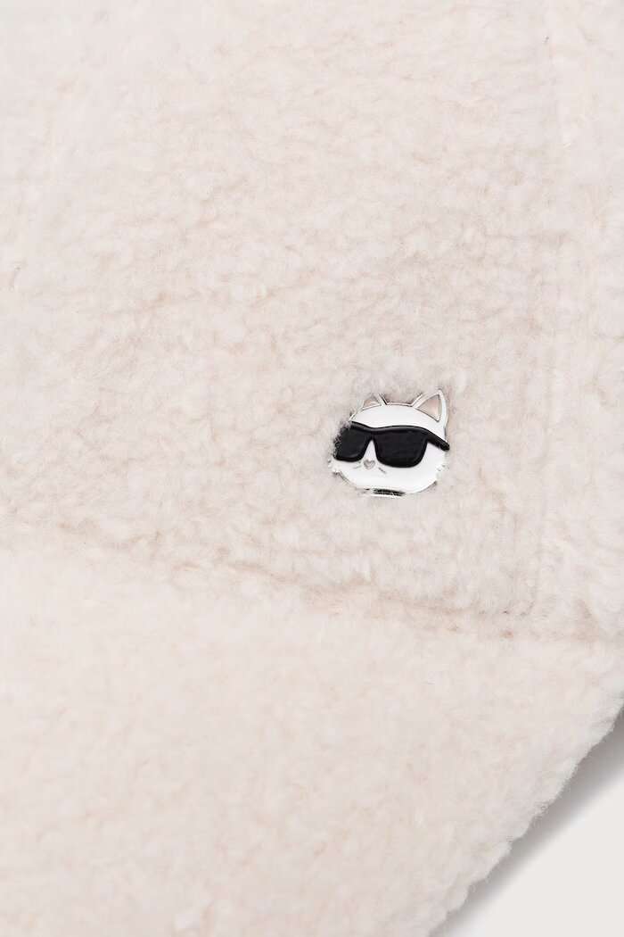 Karl Lagerfeld шапка с козирка бежова B4W33106
