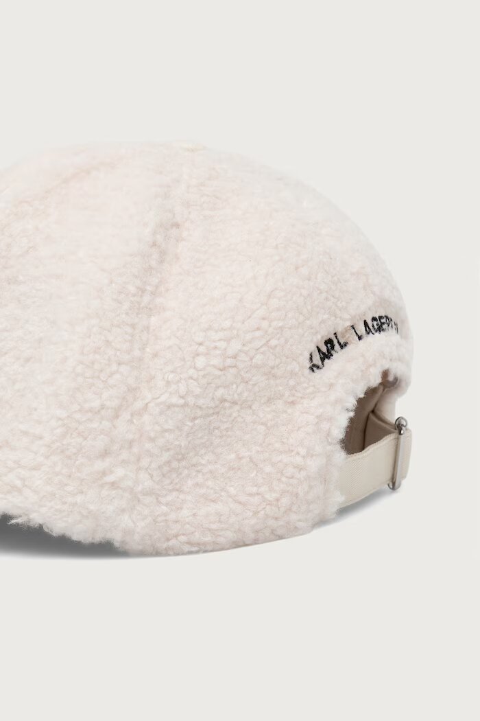 Karl Lagerfeld шапка с козирка бежова B4W33106