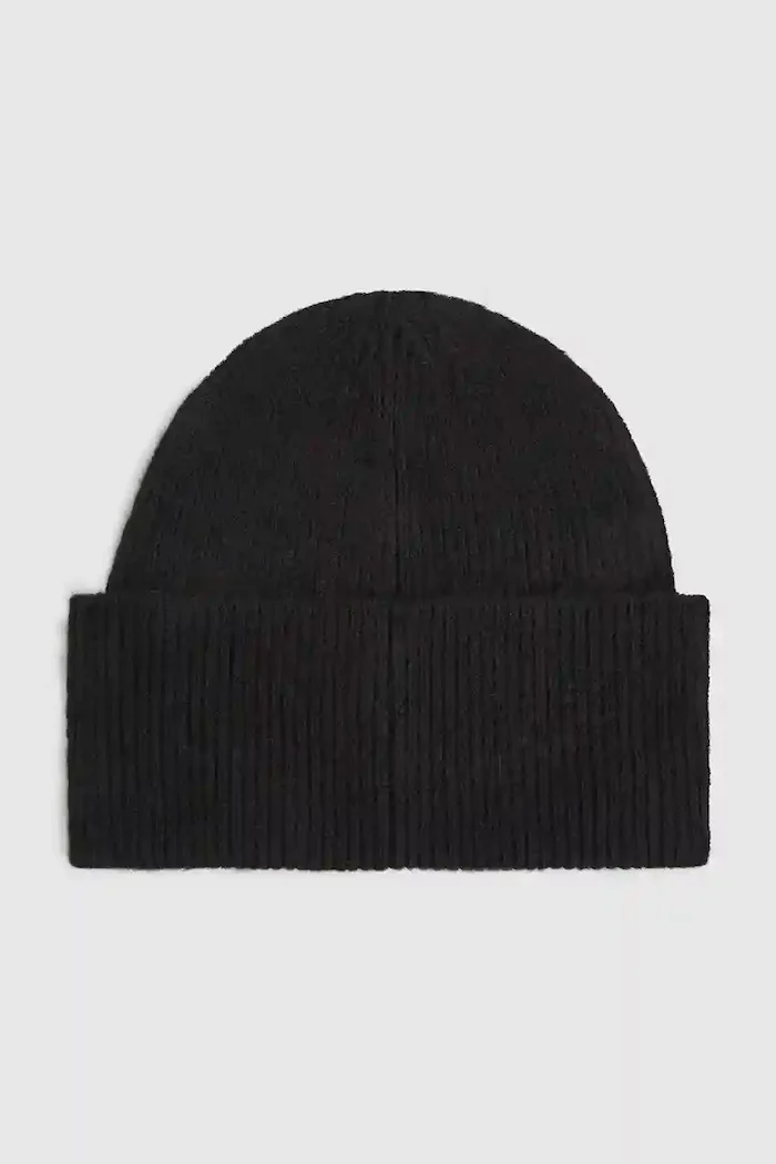 Karl Lagerfeld Шапка с вълна K/SIGNATURE в черно A4W33009