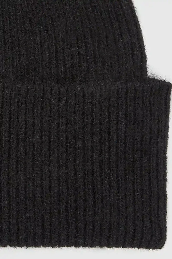 Karl Lagerfeld Шапка с вълна K/SIGNATURE в черно A4W33009