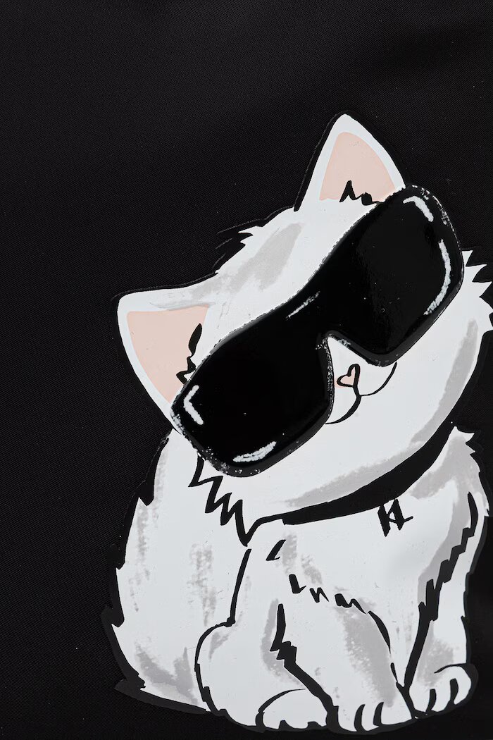 Karl Lagerfeld шопинг чанта дамска IKON черна B3W30350