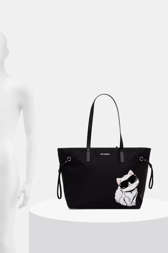 Karl Lagerfeld шопинг чанта дамска IKON черна B3W30350