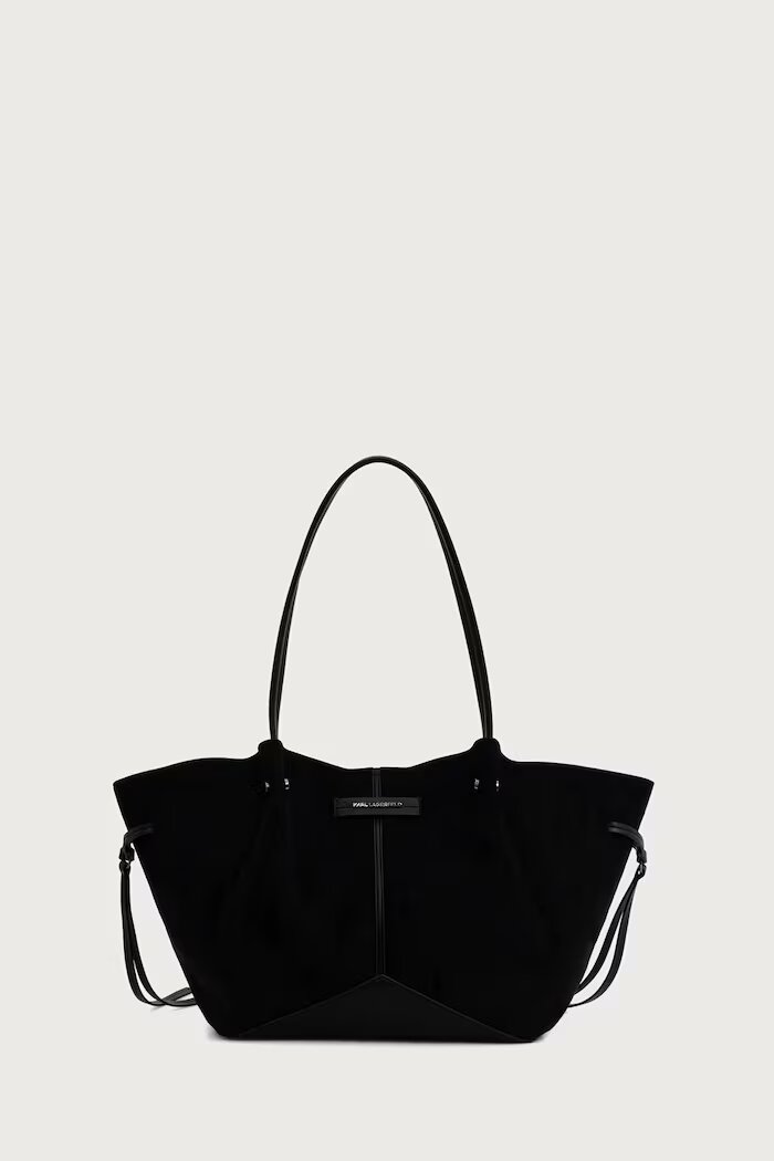 Karl Lagerfeld шопинг чанта дамска K/PIERCED черна B4W30359