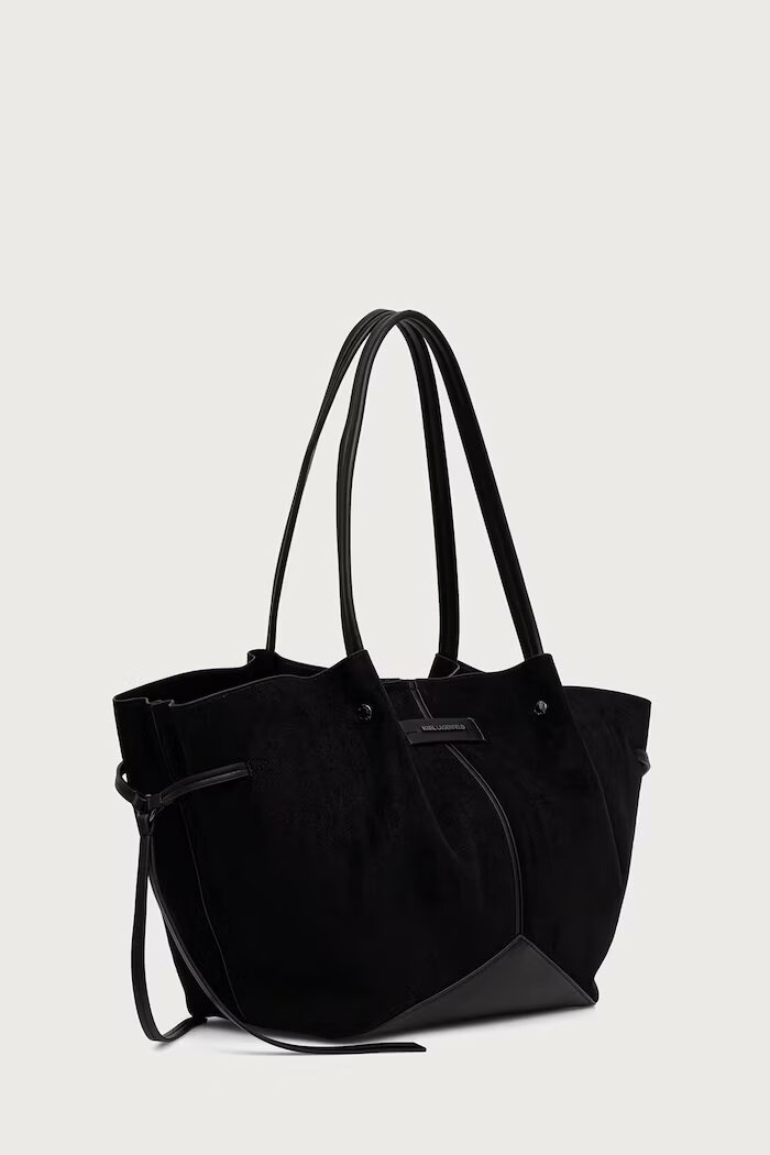 Karl Lagerfeld шопинг чанта дамска K/PIERCED черна B4W30359